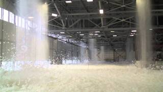 Foam Dump  Fire Suppression System Test [upl. by Lenette]