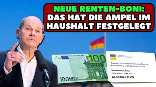 ⚡️Neuer Rentenzuschlag für Rentner Das hat die Ampel im Haushalt festgelegt [upl. by Maag]