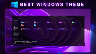 Best Windows 10 Theme Ever  My All Time Favourite Theme  With Transparency Effect [upl. by Sashenka446]