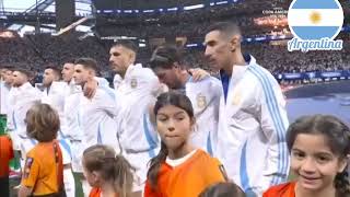 HIMNO LA SELECCION ARGENTINA COPA AMERICA 2024 [upl. by Laurentia]