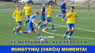 FC NEPTŪNAS B  KLAIPĖDOS FM 43 10 ĮVARČIAI [upl. by Gardener]