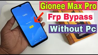 Gionee Max Pro Frp Bypass Without Pc [upl. by Eenad]