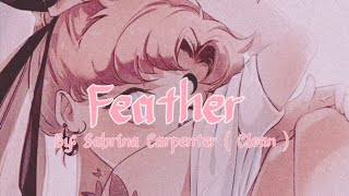 Feather  Clean Lyrics [upl. by Leschen]