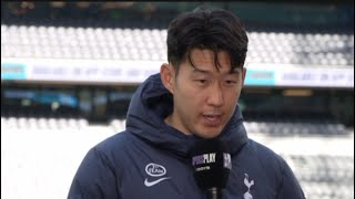 Son Heungmin’s postmatch interview after painful loss against Arsenal [upl. by Lonni]