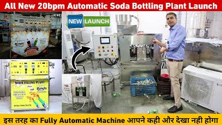 All New 20bpm Automatic Soda Bottling Plant Launch  Soda Bottling Plant  Soda Bottling Business [upl. by Anehs]