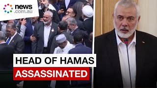 Hamas chief Ismail Haniyeh killed in Iran [upl. by Nolyar]