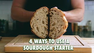 4 Easy Ways To Use A Sourdough Starter [upl. by Peirsen963]