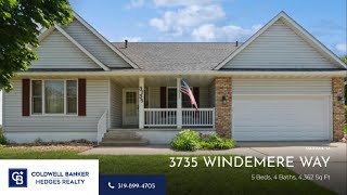 3735 WINDEMERE WAY MARION IA  MLS2404819  Coldwell Banker Hedges Realty [upl. by Drugi]