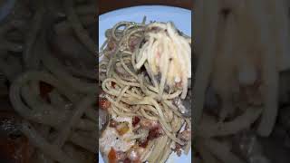 Pasta night chicken scallopini pasta pastalover italianfood chickenscallopini food pastatime [upl. by Acila]