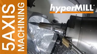 Fully Optimize 5Axis Machining with hyperMILL [upl. by Odey]