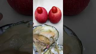 Applecolored pearls from oysters 🦪 Asmr [upl. by Nedia]