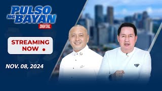 LIVE  Pulso ng Bayan with Admar Vilando at Jade Calabroso  November 8 2024 [upl. by Assenahs989]