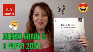 B Paper Grade 5 2020  ABRSM  ANSWERED and EXPLAINED [upl. by Nivad]