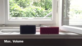 Jawbone Jambox vs Cambridge Audio Oontz  comparison [upl. by Anos]