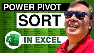 Excel  Master Power Pivot Sorting in Excel Sort Data in Just 9 Clicks  Episode 1324 [upl. by Anilas]