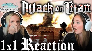 WHAT Is This Show  ATTACK ON TITAN  Reaction 1X1 [upl. by Pleione]