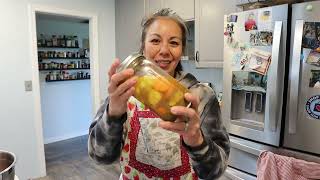 Preserving sunchokes in a pickling brine for the first time [upl. by Neelra]