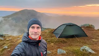 Wild Camping in Scotland at 3199ft on a Munro Summit [upl. by Eocsor]