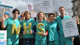 Green Wing cast reunite for JuniorDoctorsStrike [upl. by Eniffit164]