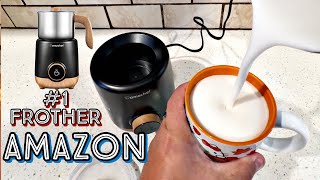 Best Milk Frother On Amazon Amzchef Milk Frother [upl. by Adnov430]