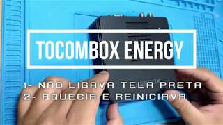 Tocombox Energy HD esquentando muito Tela Preta [upl. by Regor]