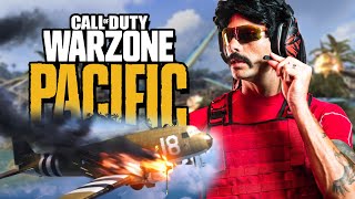 First Exclusive CALDERA GAMEPLAY with DrDisrespect NEW WARZONE PACIFIC MAP [upl. by Delanie]