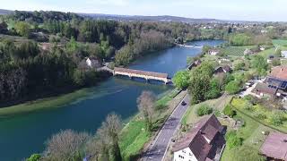 Rheinau ZH aus der Vogelperspektive [upl. by Corron872]