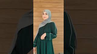 hijab style 🤍 hijabfashion ootd fyp shorts [upl. by Yracaz802]