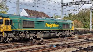 Freightliner Class 66 no 66513  Newport 6M81 07102024 [upl. by Tammie]