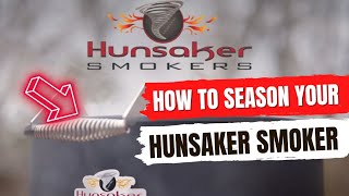 How to season the Hunsaker Drum Smoker [upl. by Adniram]