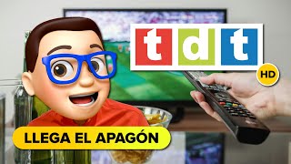 APAGÓN de canales SD en la TDT España Llega el HD ¿Tu TV es Compatible 📺 [upl. by Nylhtiak]