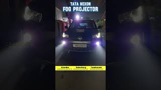 Tata Nexon Aozoom Fog Projector  Car LED Lights  Fog Projector  Car Accessories Chennai shorts [upl. by Silohcin425]