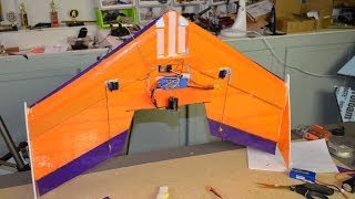 How to build a Flying Wing  Part 1  Taping and Initial Design Thoughts [upl. by Bluefarb494]