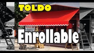 Como hacer un toldo enrollable  Tapasol  PASO A PASO [upl. by Herr126]