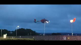 Devon Air Ambulance HLE 70 GDAAS On 120524 Night Time [upl. by Nuahc414]