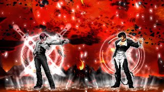 KOF Mugen Sachiel Kyo VS Boss IoriON [upl. by Llehcnom]