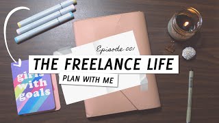 The Freelance Life  Plan With Me  Physical MYO A5 Planner  Mochithingscom and My Sticker Designs [upl. by Gilba663]