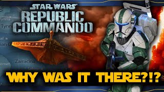 WHY was the REPUBLIC COMMANDO ACCLAMATOR in the Chaykin Cluster  Star Wars Republic Commando [upl. by Yromas]