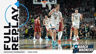 UConn vs Alabama  2024 NCAA mens Final Four  FULL REPLAY [upl. by Lledualc]