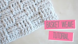 CROCHET Basket weave tutorial  Bella Coco [upl. by Os]