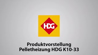 Produktvorstellung Pelletkessel HDG K1033 [upl. by Enneirb657]