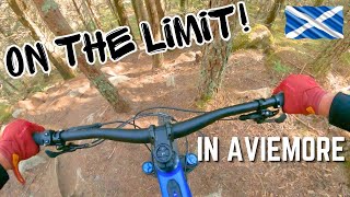 TESTING MY LIMITS on the BLACK TRAILS at HIGH BURNSIDE Aviemore [upl. by Eiclehc688]