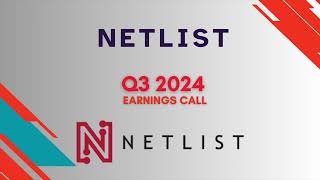 Netlist NLST Q3 2024 Earnings Call [upl. by Barnaba]