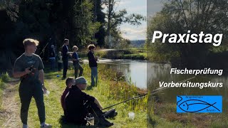 Praxistag der Angelschule Bayern 🎣  Vorbereitungskurs Fischerprüfung  Angelscheinkurs [upl. by Rehtnug]