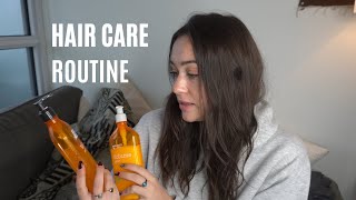 Current Hair Care Routine  DIY Shampoo Preview [upl. by Anayi151]