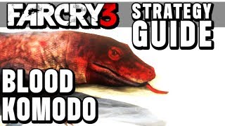 Far Cry 3 Gameplay Guide  Hunt the RARE Blood Komodo  Path of the Hunter [upl. by Bedell]