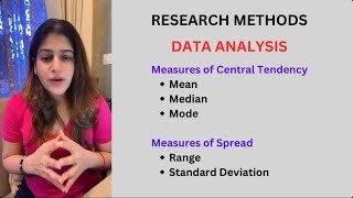 Data AnalysisResearch Methods Mean median mode range and standard deviation Psychologyyoutube [upl. by Eanat]