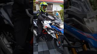 Bmw G310 GS bmwg310gs bmw g310gs motorcycle motovlog gs trending youtubeshorts bikeshorts [upl. by Aridan343]