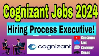 Cognizant Freshers Recruitment Drive 2024 Recruiting Freshers Senior Process Executive Data Apply N [upl. by Laehplar]