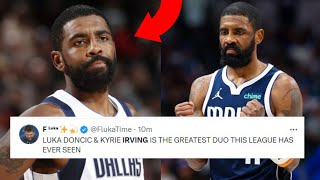 NBA REACT TO KYRIE IRVING 48 POINTS VS HOUSTON ROCKETS  KYRIE IRVING REACTIONS [upl. by Kearney64]